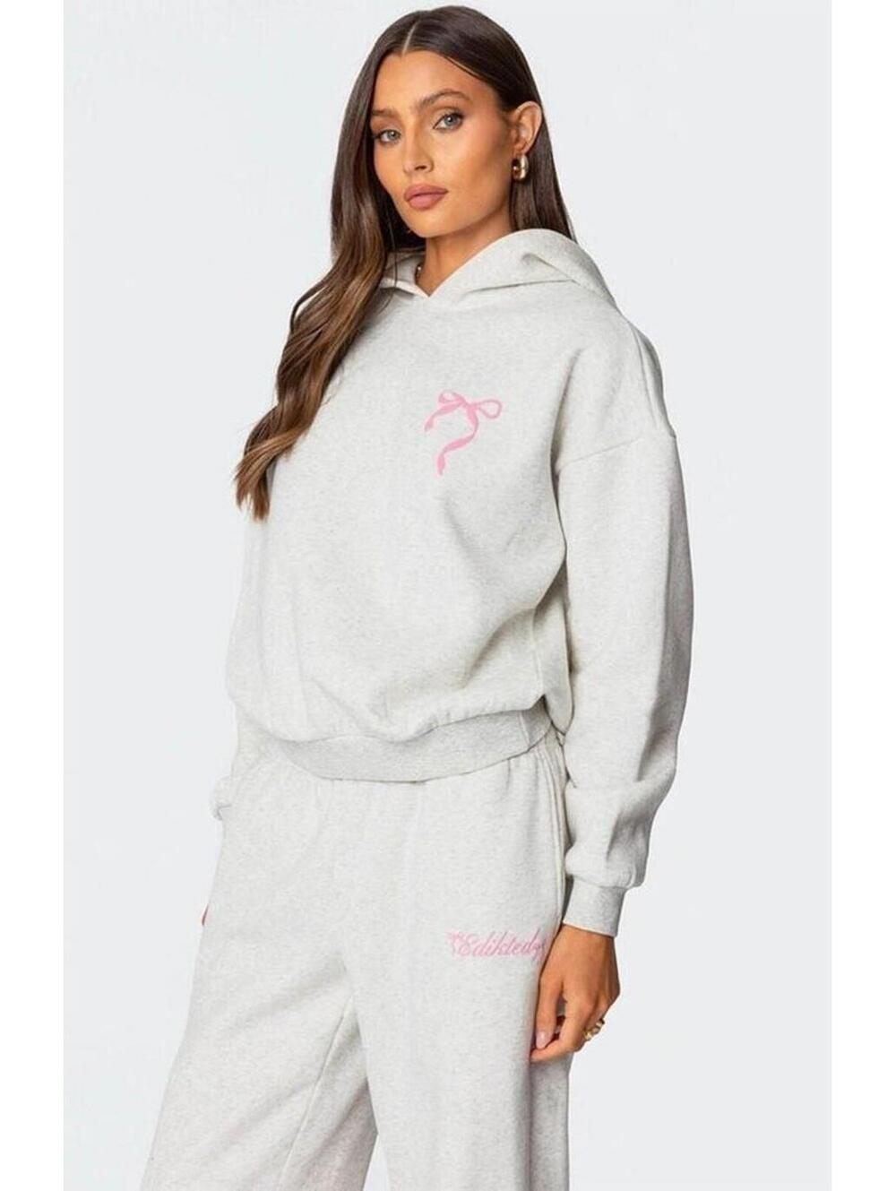 Edikted Pink Bow Embroidered Hoodie 🎀 Coquette Aesthetic - NWT - Sz S [COPY]